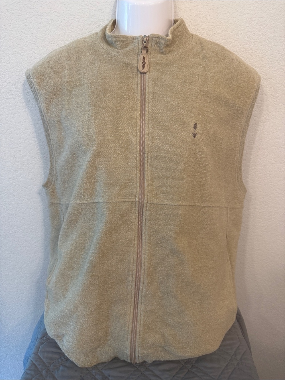 Straight Down Golf Apparel Men’s Zip Vest | XL | EUC | Logos Intact